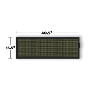 P10 Full Color Display 40.5"x15.5"